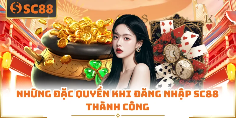 Đăng Nhập SC88 - Truy Cập Trang Chủ Nhà Cái Cực Đơn Giản 6 Những đặc quyền khi đăng nhập SC88 thành công