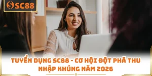 Tuyển dụng SC88 - Cơ Hội Đột Phá Thu Nhập Khủng Năm 2026